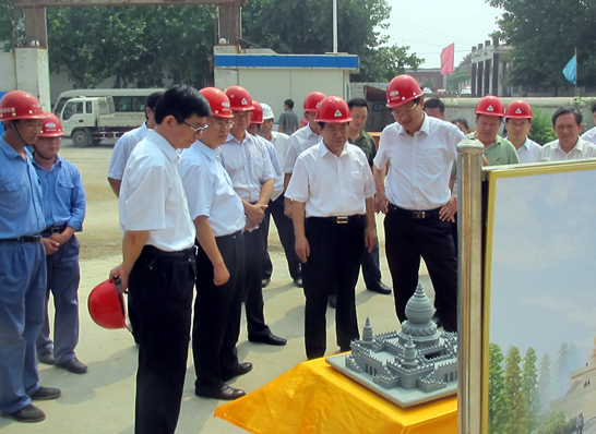 濟寧市政協(xié)主席趙樹國來汶上縣視察重點項目建設情況