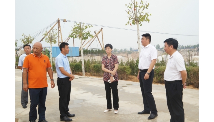 李志紅到白石鎮(zhèn)督導(dǎo)檢查石材轉(zhuǎn)型升級(jí)工作