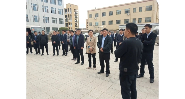 縣委書記李志紅陪同德州市樂陵市考察團到汶上縣參觀考察